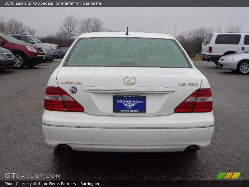 Crystal White / Cashmere 2005 Lexus LS 430 Sedan