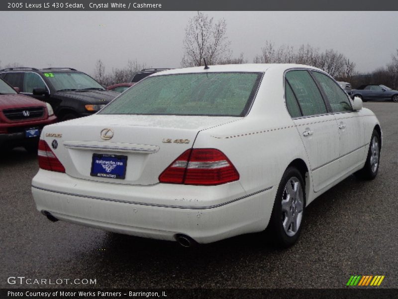 Crystal White / Cashmere 2005 Lexus LS 430 Sedan