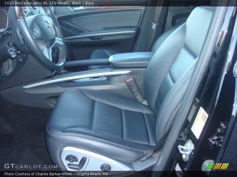 Black / Black 2010 Mercedes-Benz ML 350 4Matic