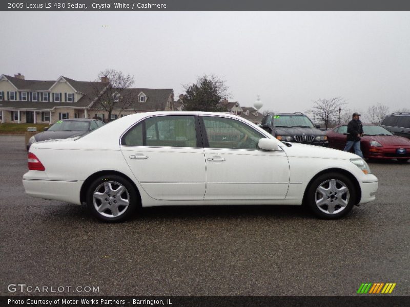 Crystal White / Cashmere 2005 Lexus LS 430 Sedan