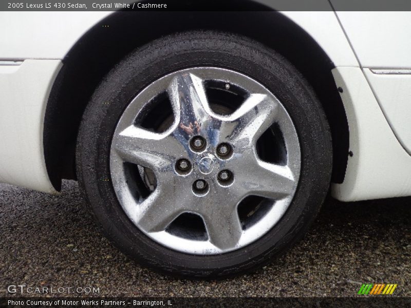Crystal White / Cashmere 2005 Lexus LS 430 Sedan