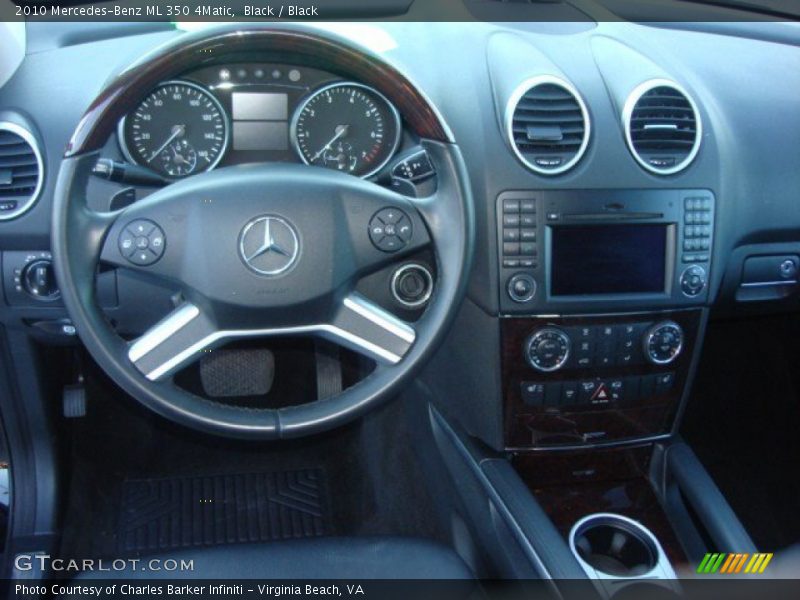 Black / Black 2010 Mercedes-Benz ML 350 4Matic
