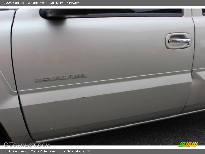 Quicksilver / Pewter 2005 Cadillac Escalade AWD