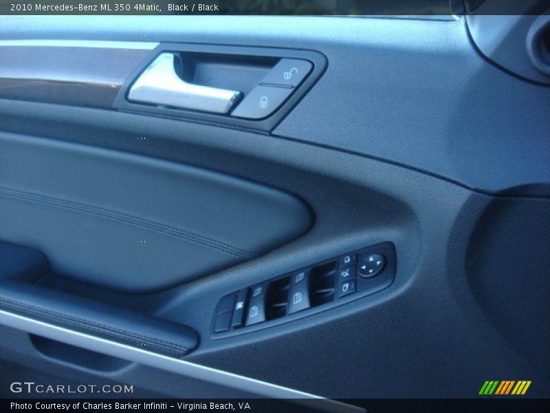 Black / Black 2010 Mercedes-Benz ML 350 4Matic