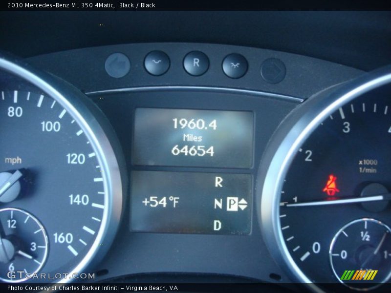 Black / Black 2010 Mercedes-Benz ML 350 4Matic