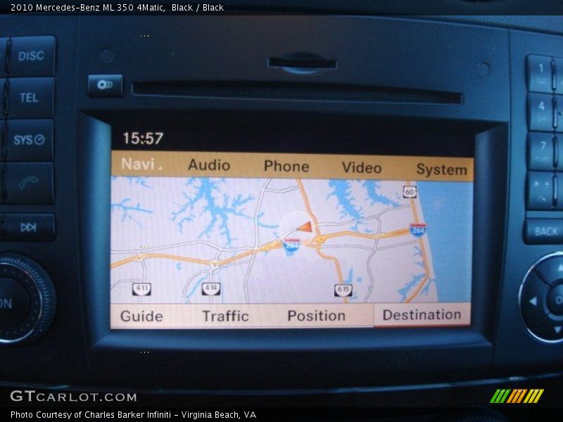 Black / Black 2010 Mercedes-Benz ML 350 4Matic