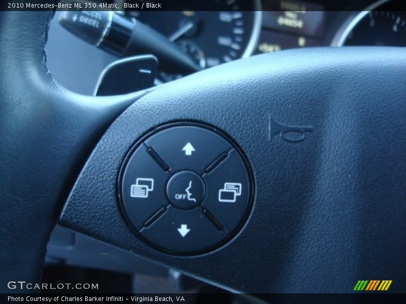 Black / Black 2010 Mercedes-Benz ML 350 4Matic