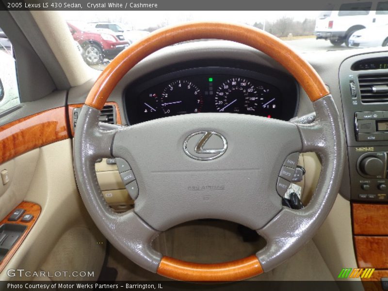 Crystal White / Cashmere 2005 Lexus LS 430 Sedan