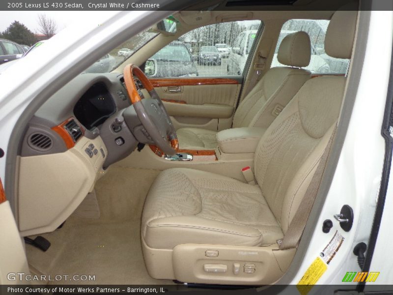 Crystal White / Cashmere 2005 Lexus LS 430 Sedan