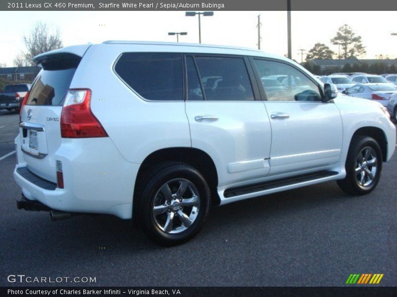 Starfire White Pearl / Sepia/Auburn Bubinga 2011 Lexus GX 460 Premium