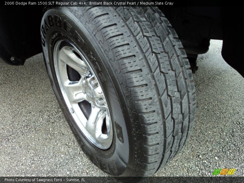 Brilliant Black Crystal Pearl / Medium Slate Gray 2006 Dodge Ram 1500 SLT Regular Cab 4x4