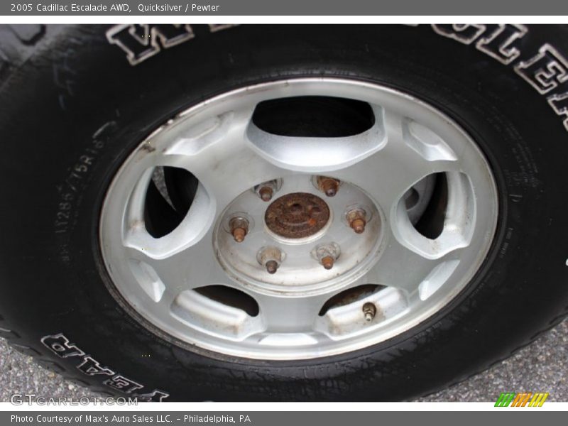 Quicksilver / Pewter 2005 Cadillac Escalade AWD