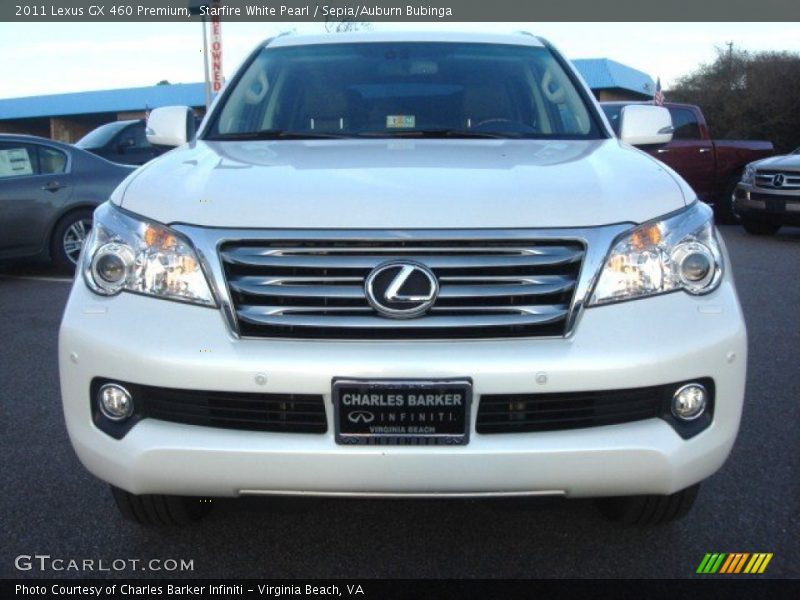 Starfire White Pearl / Sepia/Auburn Bubinga 2011 Lexus GX 460 Premium