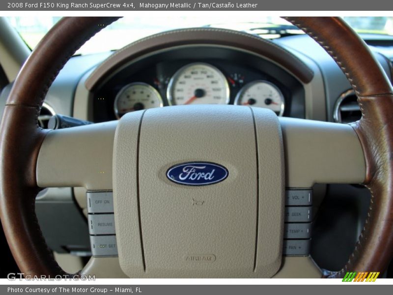 Mahogany Metallic / Tan/Castaño Leather 2008 Ford F150 King Ranch SuperCrew 4x4