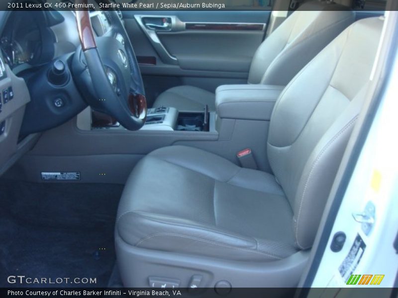  2011 GX 460 Premium Sepia/Auburn Bubinga Interior