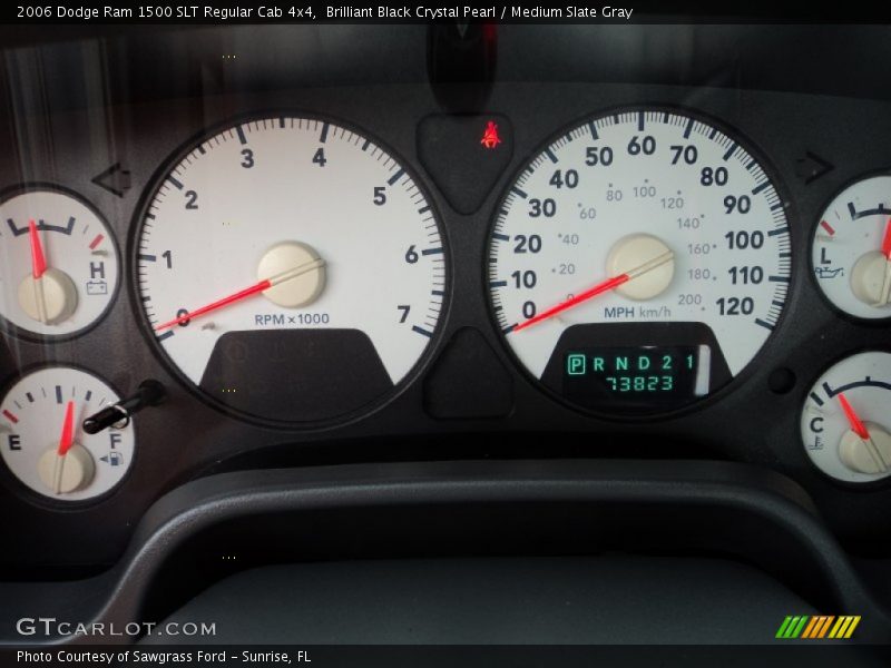  2006 Ram 1500 SLT Regular Cab 4x4 SLT Regular Cab 4x4 Gauges