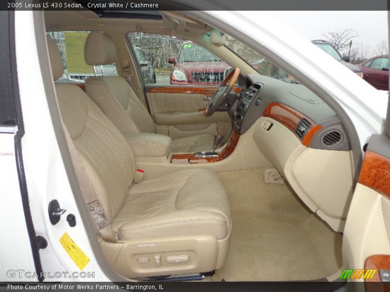 Crystal White / Cashmere 2005 Lexus LS 430 Sedan