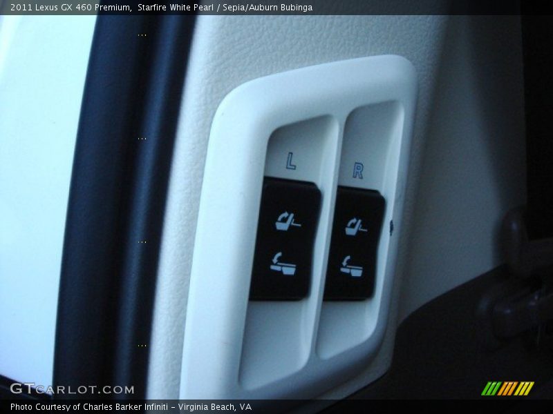 Starfire White Pearl / Sepia/Auburn Bubinga 2011 Lexus GX 460 Premium