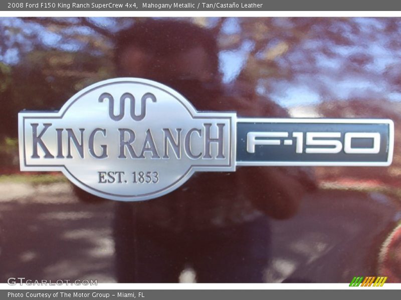 Mahogany Metallic / Tan/Castaño Leather 2008 Ford F150 King Ranch SuperCrew 4x4