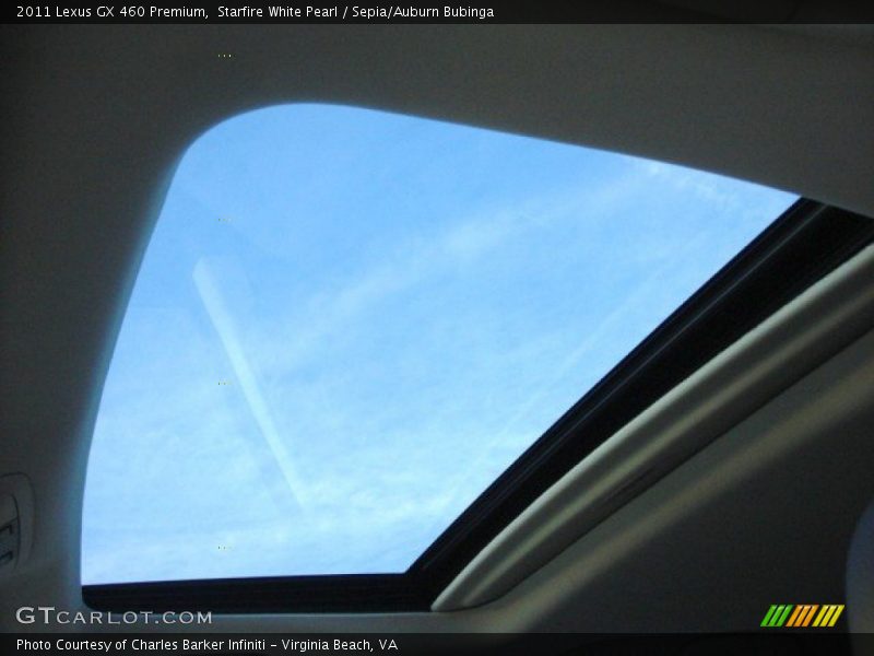 Starfire White Pearl / Sepia/Auburn Bubinga 2011 Lexus GX 460 Premium