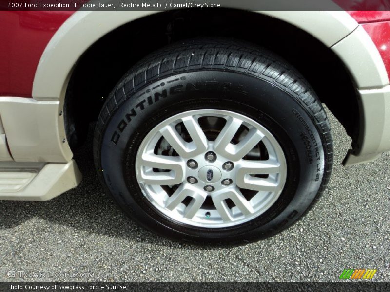 Redfire Metallic / Camel/Grey Stone 2007 Ford Expedition EL Eddie Bauer
