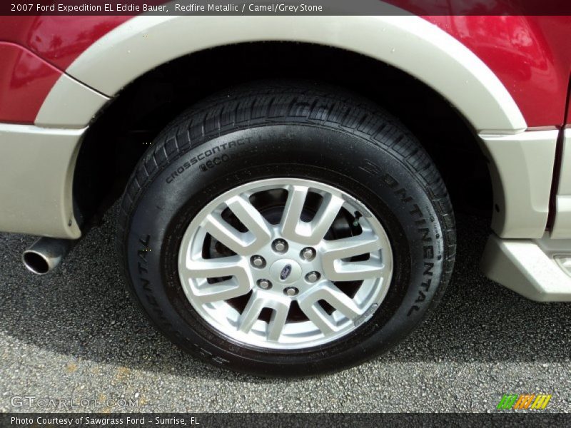 Redfire Metallic / Camel/Grey Stone 2007 Ford Expedition EL Eddie Bauer