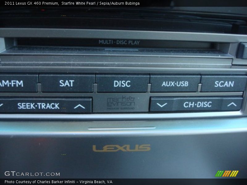 Starfire White Pearl / Sepia/Auburn Bubinga 2011 Lexus GX 460 Premium