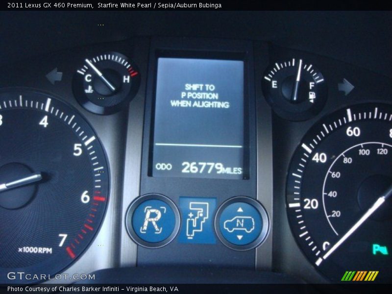 Starfire White Pearl / Sepia/Auburn Bubinga 2011 Lexus GX 460 Premium