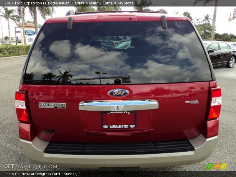 Redfire Metallic / Camel/Grey Stone 2007 Ford Expedition EL Eddie Bauer