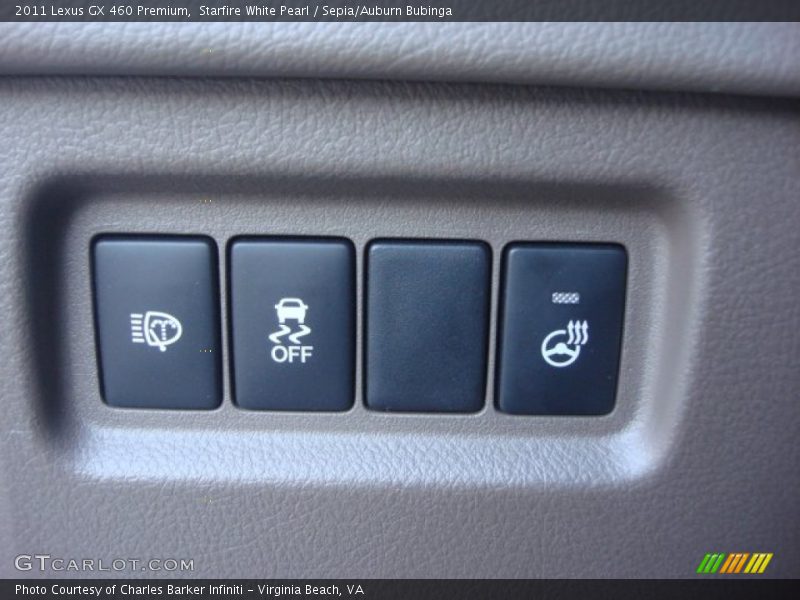 Starfire White Pearl / Sepia/Auburn Bubinga 2011 Lexus GX 460 Premium