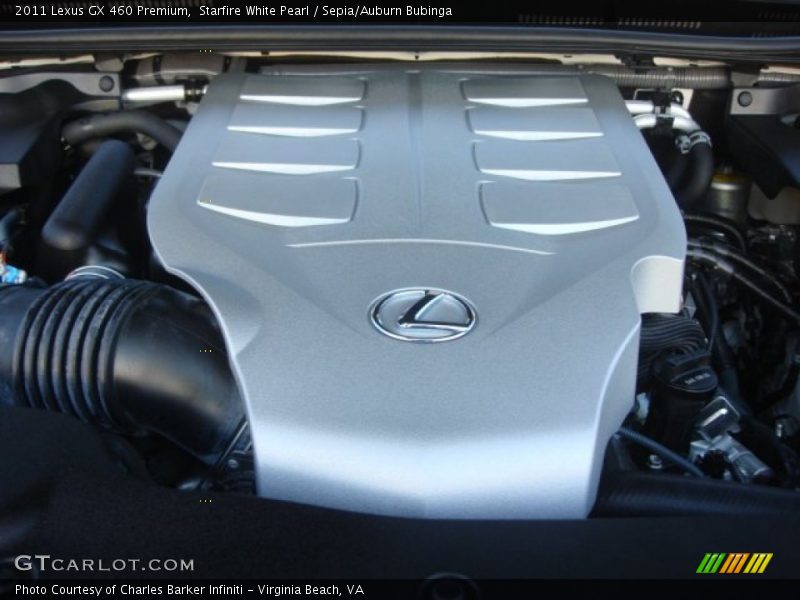 Starfire White Pearl / Sepia/Auburn Bubinga 2011 Lexus GX 460 Premium