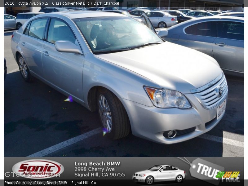 Classic Silver Metallic / Dark Charcoal 2010 Toyota Avalon XLS