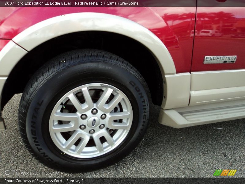 Redfire Metallic / Camel/Grey Stone 2007 Ford Expedition EL Eddie Bauer