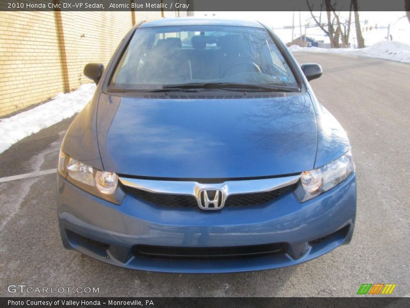 Atomic Blue Metallic / Gray 2010 Honda Civic DX-VP Sedan