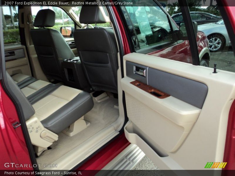 Redfire Metallic / Camel/Grey Stone 2007 Ford Expedition EL Eddie Bauer