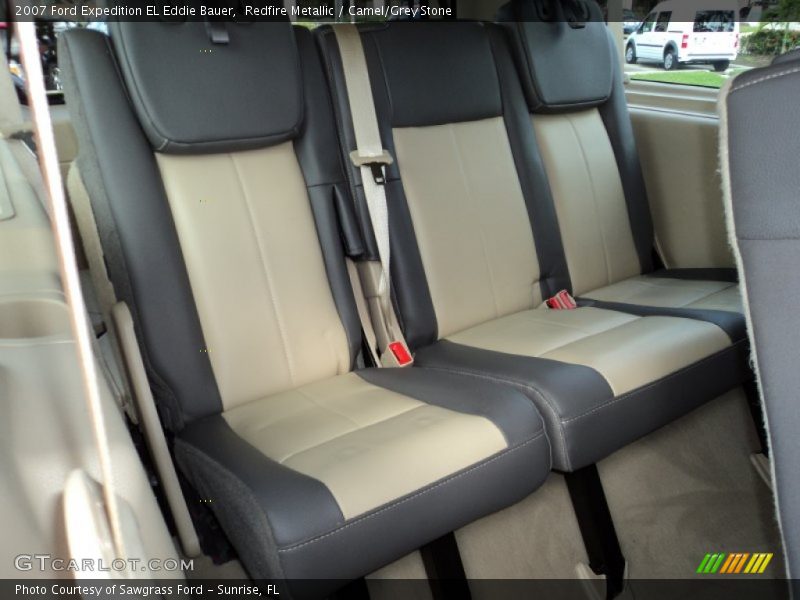 Redfire Metallic / Camel/Grey Stone 2007 Ford Expedition EL Eddie Bauer