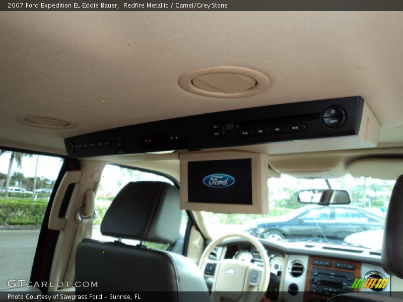Redfire Metallic / Camel/Grey Stone 2007 Ford Expedition EL Eddie Bauer