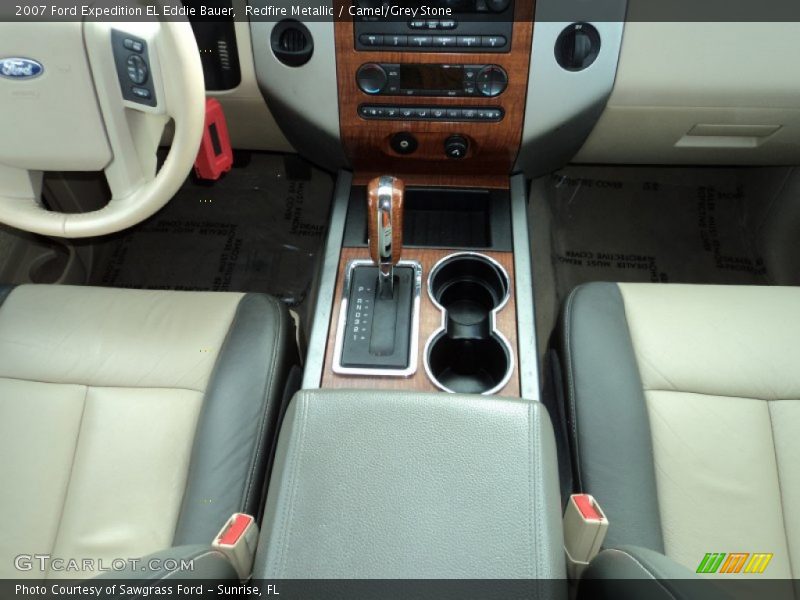Redfire Metallic / Camel/Grey Stone 2007 Ford Expedition EL Eddie Bauer