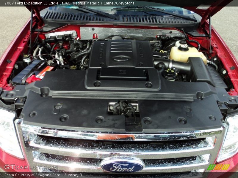 Redfire Metallic / Camel/Grey Stone 2007 Ford Expedition EL Eddie Bauer