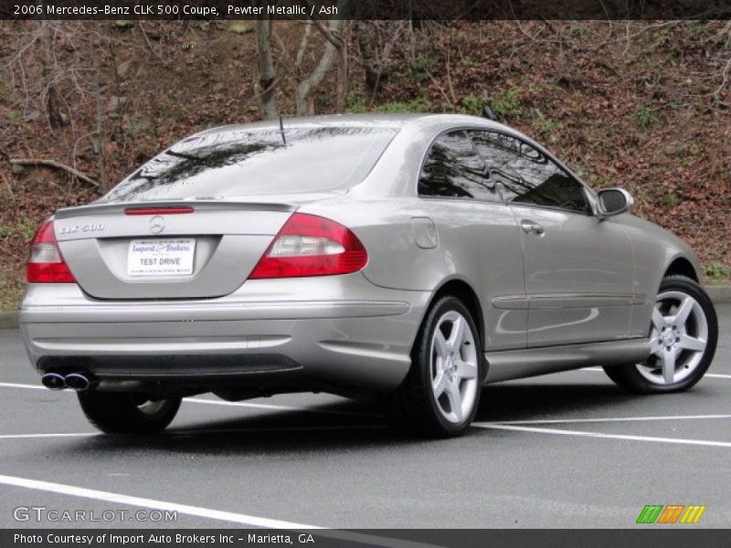 Pewter Metallic / Ash 2006 Mercedes-Benz CLK 500 Coupe