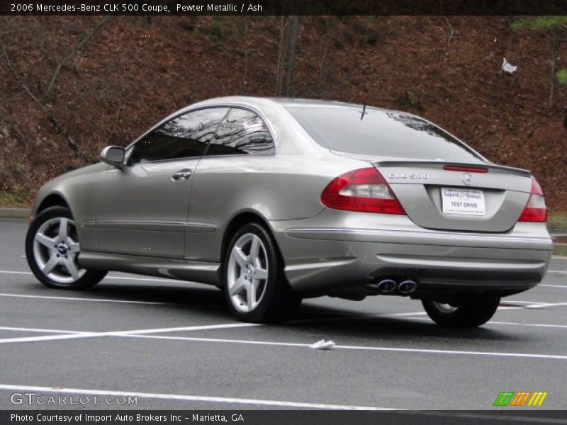 Pewter Metallic / Ash 2006 Mercedes-Benz CLK 500 Coupe
