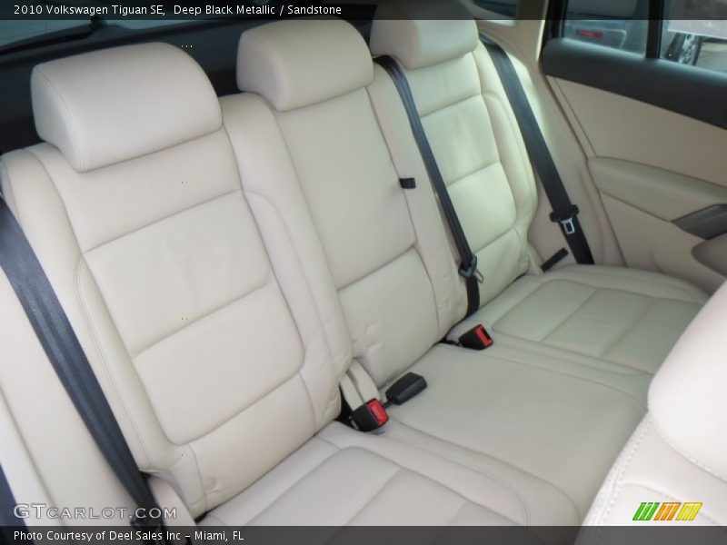 Deep Black Metallic / Sandstone 2010 Volkswagen Tiguan SE