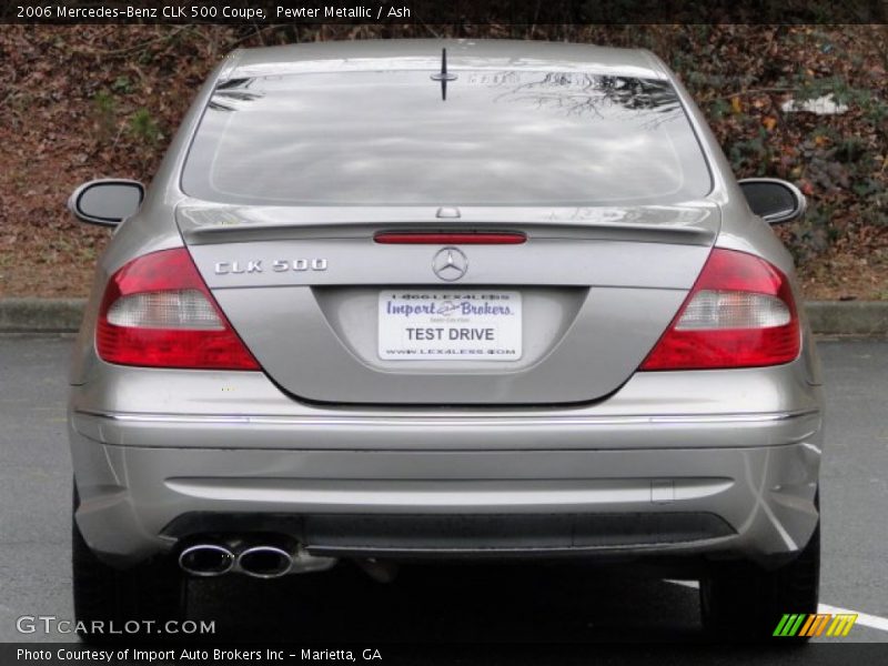 Pewter Metallic / Ash 2006 Mercedes-Benz CLK 500 Coupe