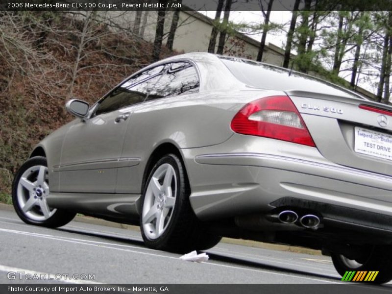 Pewter Metallic / Ash 2006 Mercedes-Benz CLK 500 Coupe