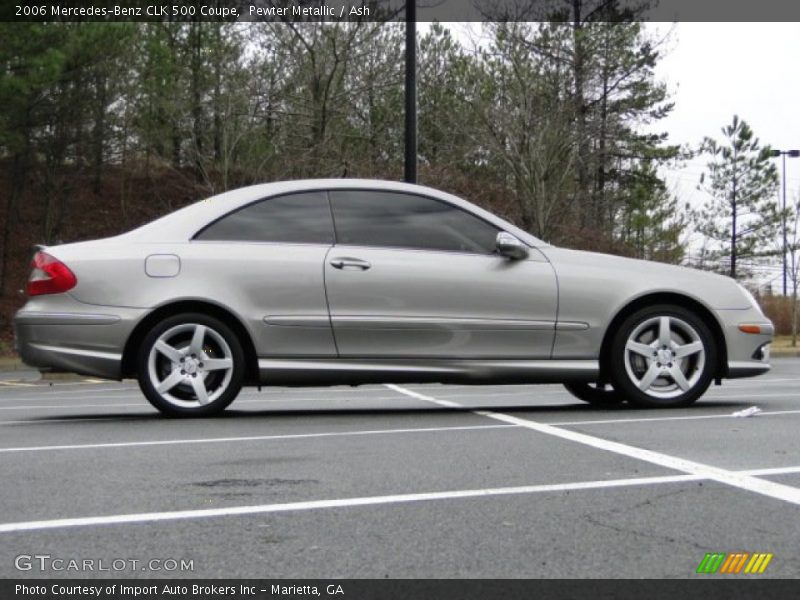 Pewter Metallic / Ash 2006 Mercedes-Benz CLK 500 Coupe