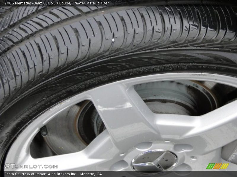 Pewter Metallic / Ash 2006 Mercedes-Benz CLK 500 Coupe