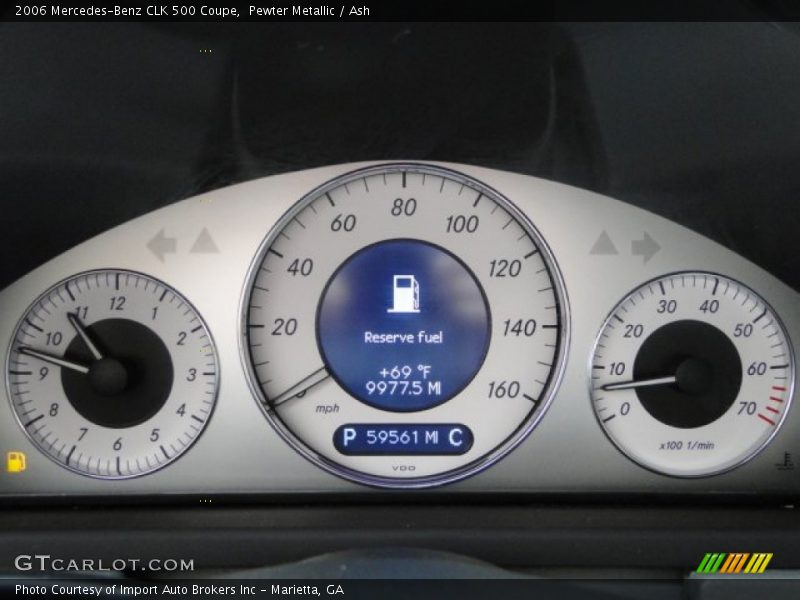  2006 CLK 500 Coupe 500 Coupe Gauges
