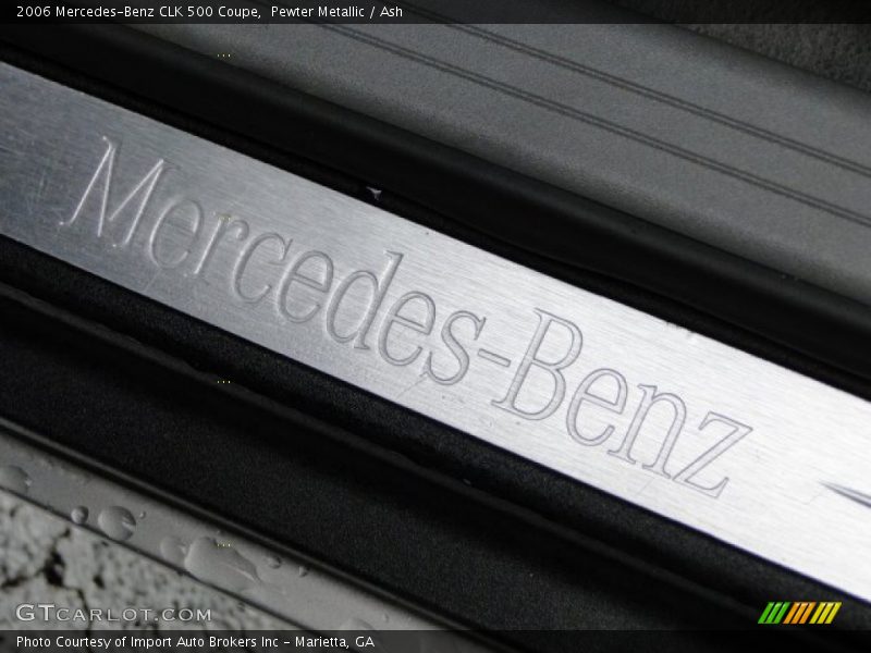 Pewter Metallic / Ash 2006 Mercedes-Benz CLK 500 Coupe