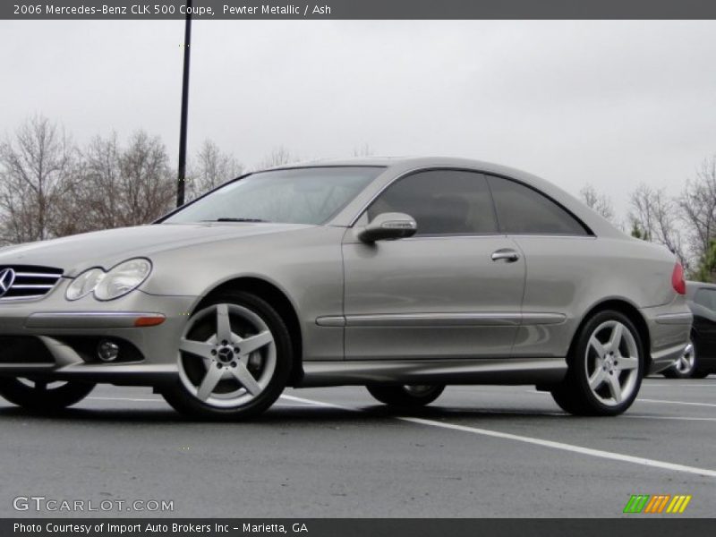 Pewter Metallic / Ash 2006 Mercedes-Benz CLK 500 Coupe