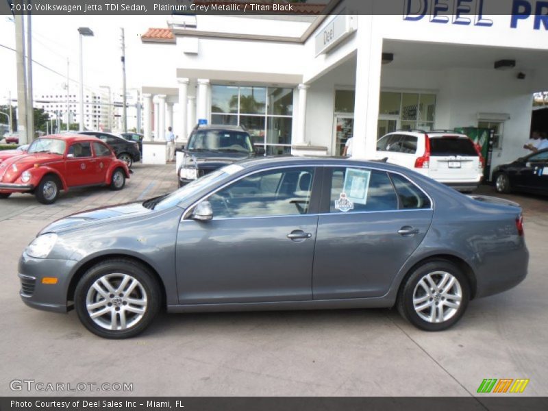 Platinum Grey Metallic / Titan Black 2010 Volkswagen Jetta TDI Sedan